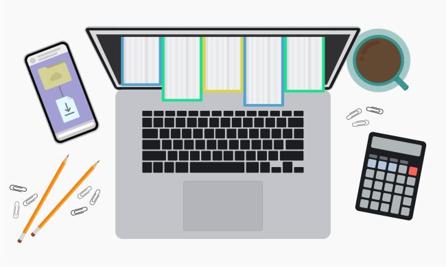 Dématérialisation de documents, factures, courriers, fiches de paie