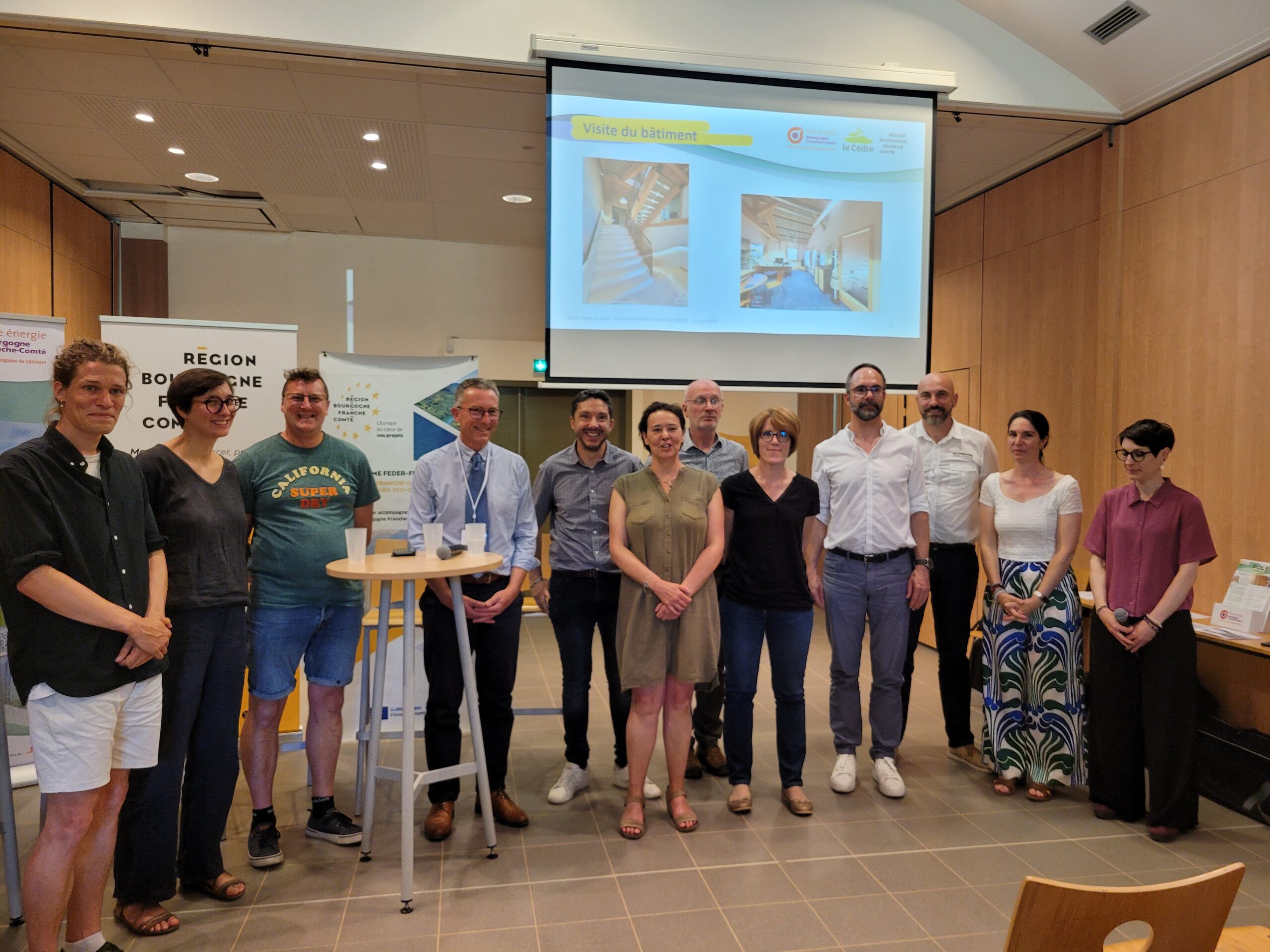 Table ronde du Pôle énergie Bourgogne-Franche-Comté organisée dans le cadre de l'inauguration de notre bâtiment démonstrateur