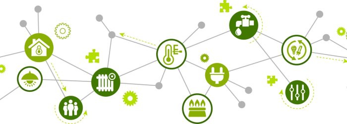 Domestic energy & power saving vector illustration. Green concep